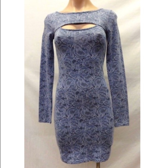 Guess Cut-Out Printed BodyCon Dress - Picture 3 of 7